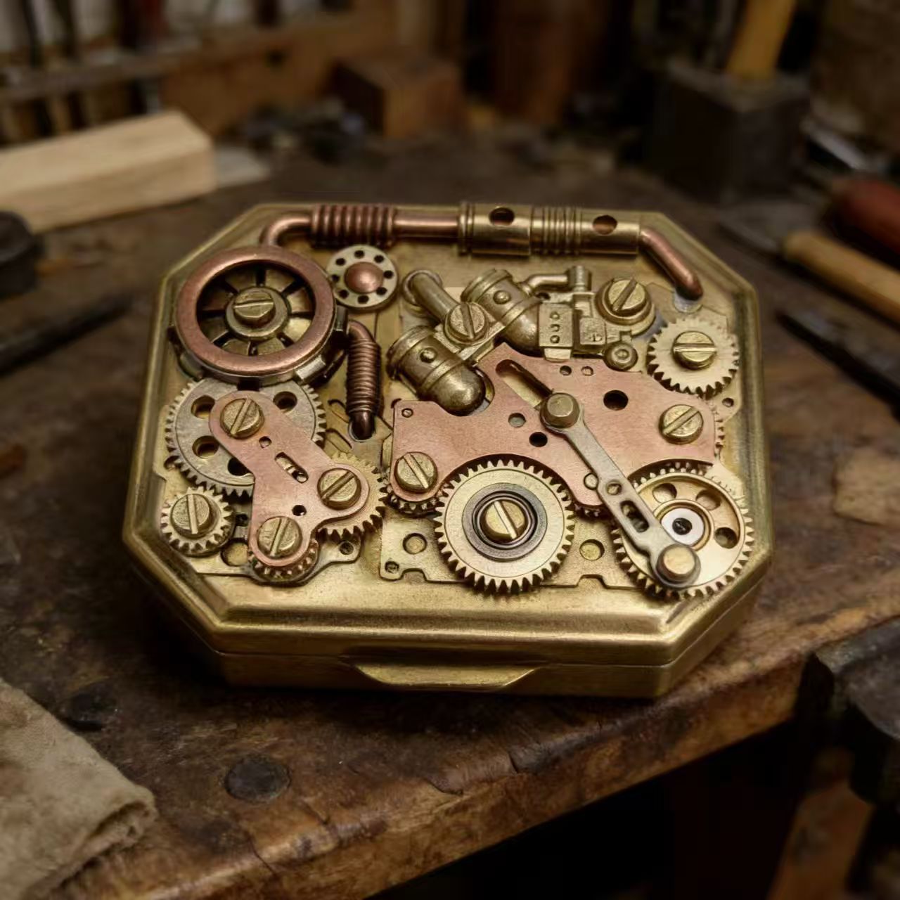 Vintage Pure Copper Gear Keros - Vintage Collectible Accessories review and price