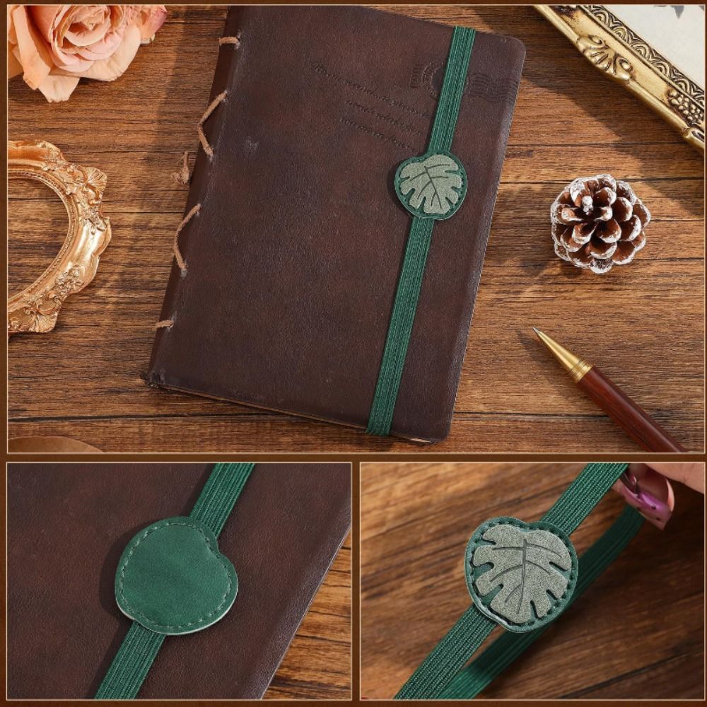 Vintage Elastic Bands Leather  - Vintage Collectible Books review and price