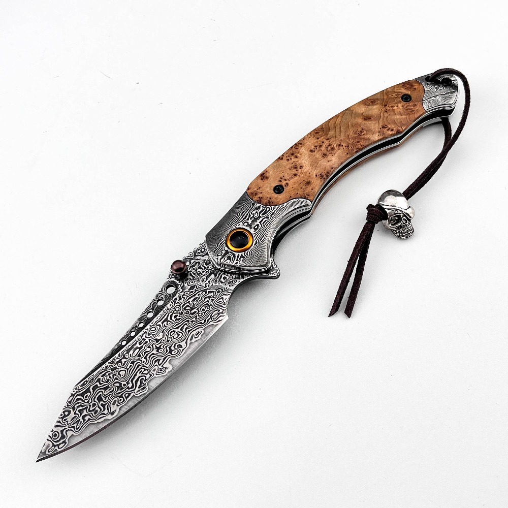 High Hardness Damascus Pattern - Vintage Collectible Knife review and price