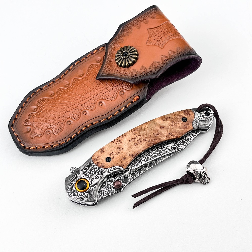 High Hardness Damascus Pattern - Vintage Collectible Knife review and price