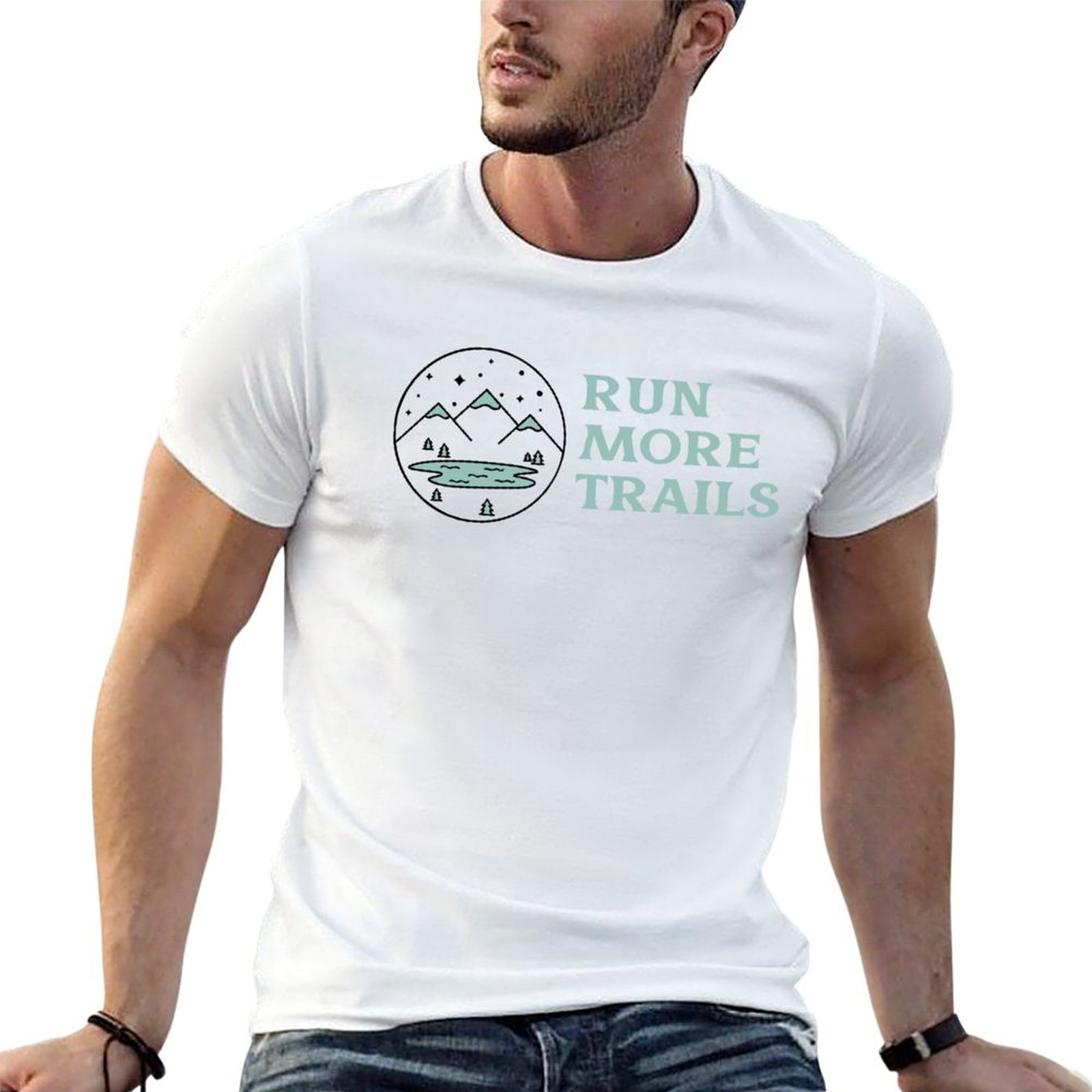 Run More Trails - Mountain Lak - Vintage Collectibles And More review and price