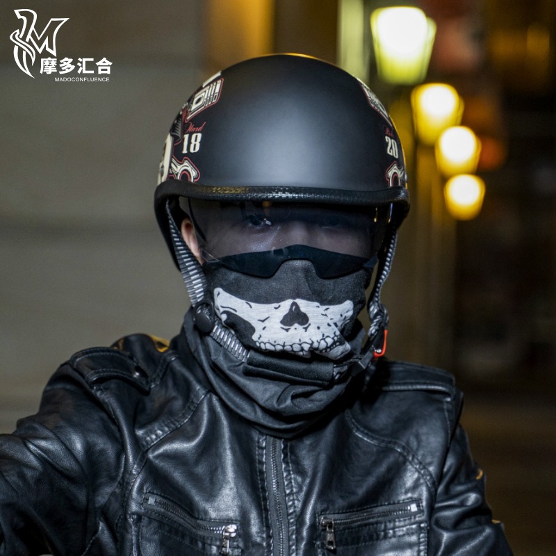 Retro Motorcycle Helmets for M - Lens Cap Vintage review and price
