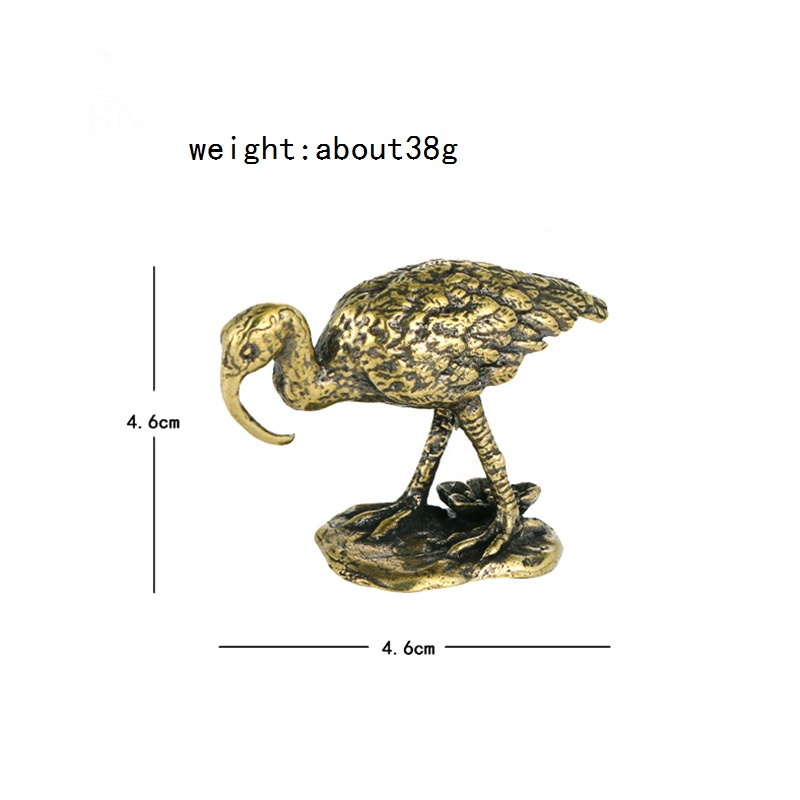 Brass Vintage Long-billed Cran - Vintage Collectible Accessories review and price