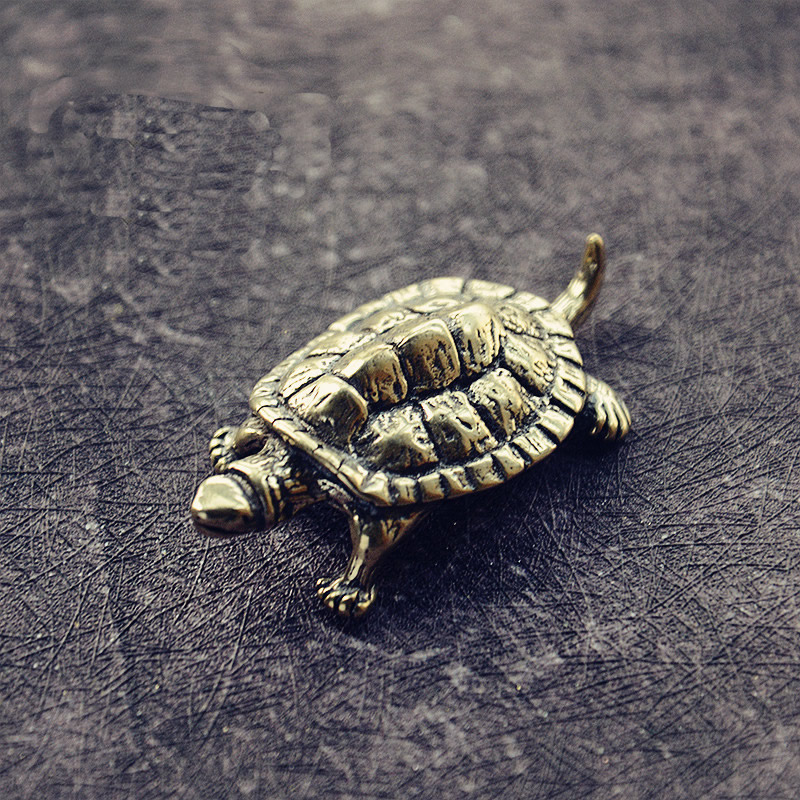 Mini Cute Brass Tortoise Vinta - Vintage Collectible Items review and price