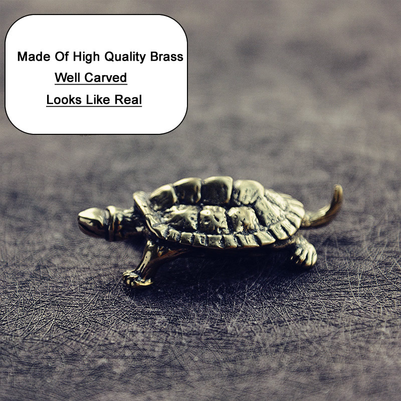 Mini Cute Brass Tortoise Vinta - Vintage Collectible Items review and price