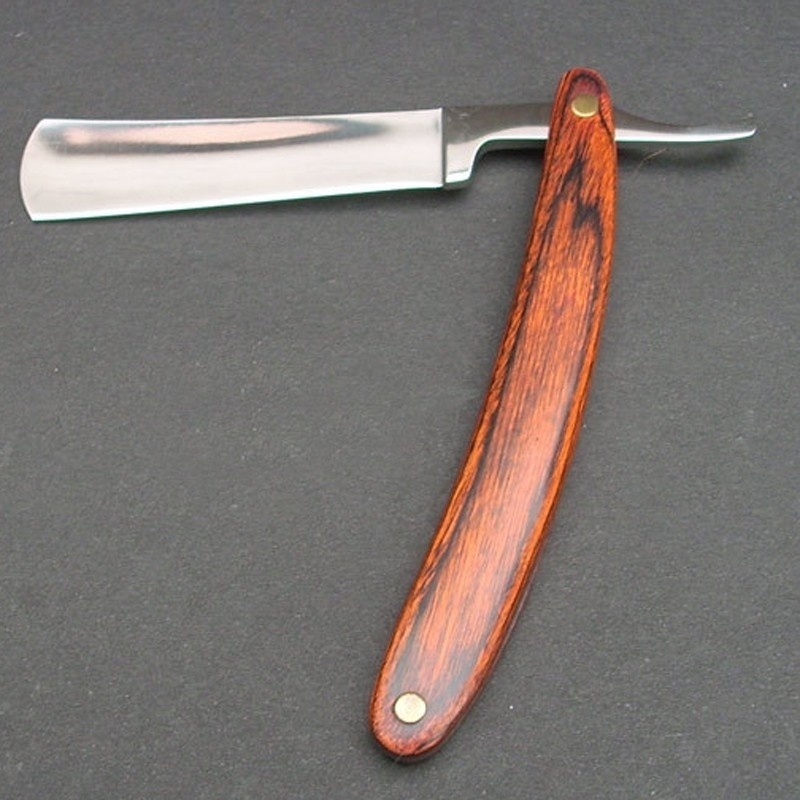 Vintage Wood Handle Straight E - Vintage Collectible Knife review and price